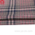 Wholesale tweed plaid check woven woolen fabric